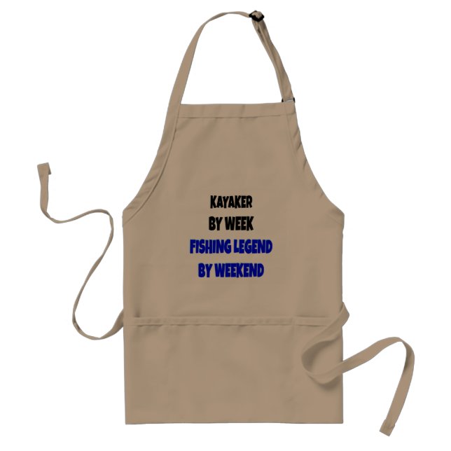 Fishing Legend Kayaker Adult Apron (Front)