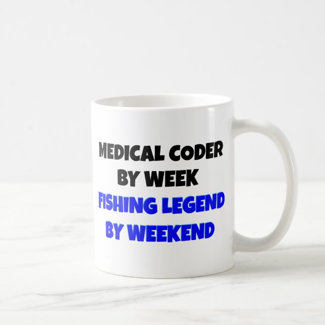 Fishing Legend Medical Coder Coffee Mug (Right)