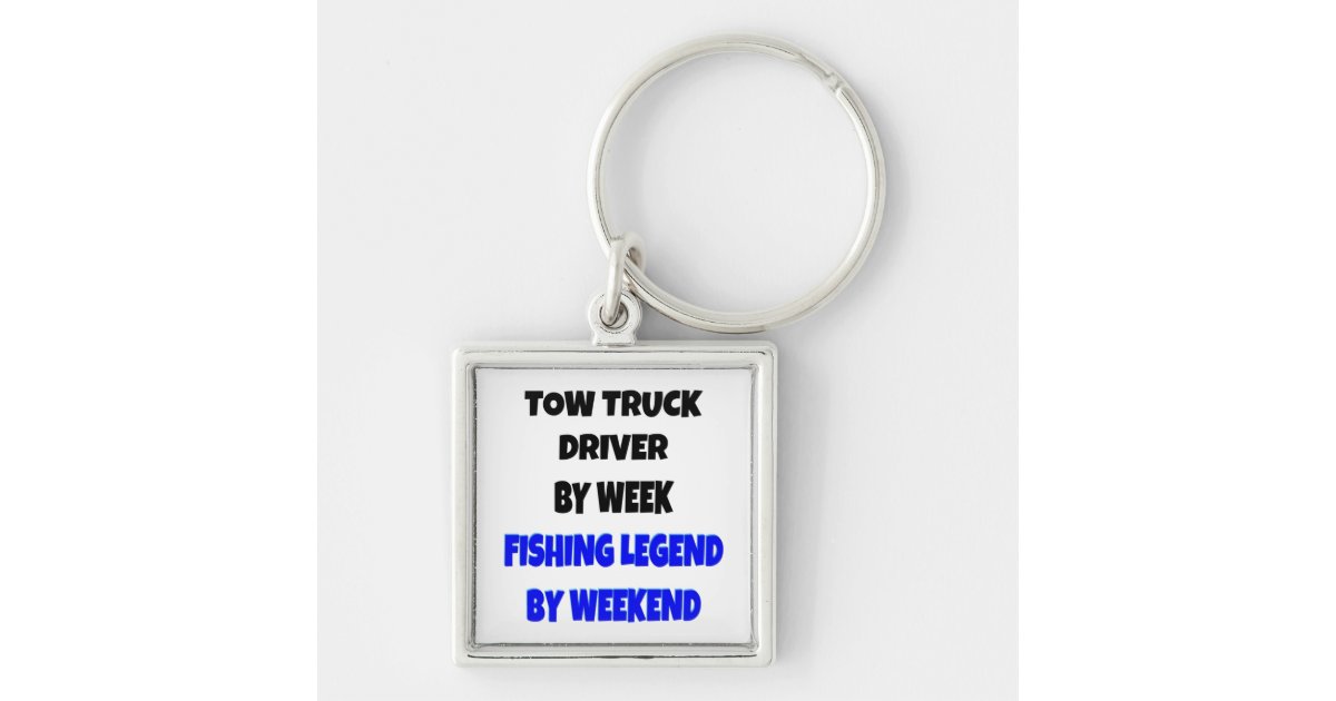 Tow Truck Keychain Dad Keychain Truck Driver Keychain Wrecker