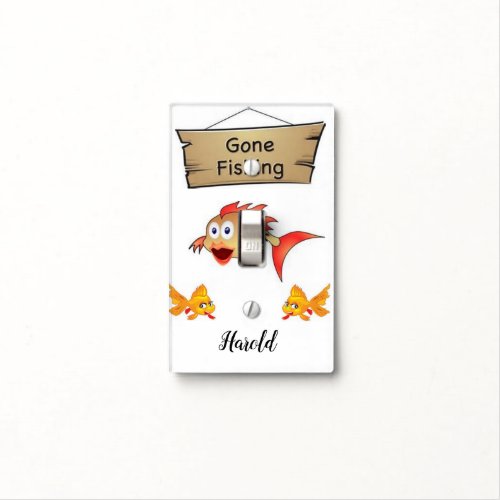 Fishing Light Switch Cover