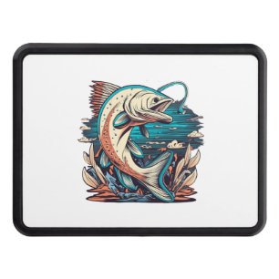 Fishing Love Fish Hitch Cover