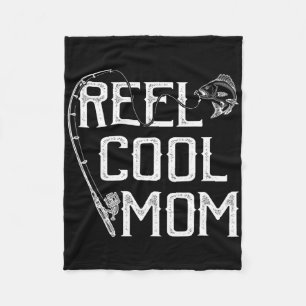 Fishing Lover Gift Reel Cool Mom Fisher Price Lovi Fleece Blanket