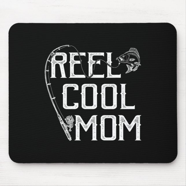 Fishing Lover Gift Reel Cool Mom Fisher Price Lovi Mouse Pad (Front)