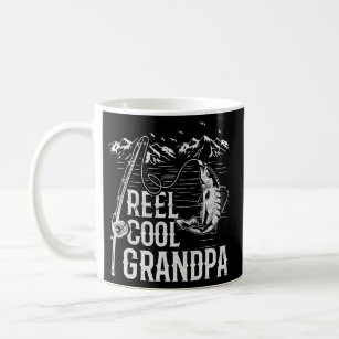 Fishing Gifts. Fishing Mug. Reel Cool Grandpa. Grandpa Mug