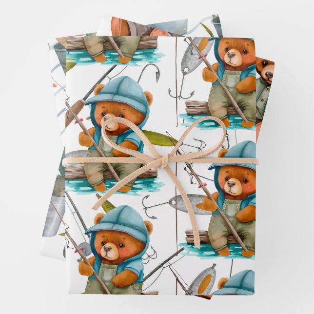 Fishing Lover  Wrapping Paper Sheets (In situ)