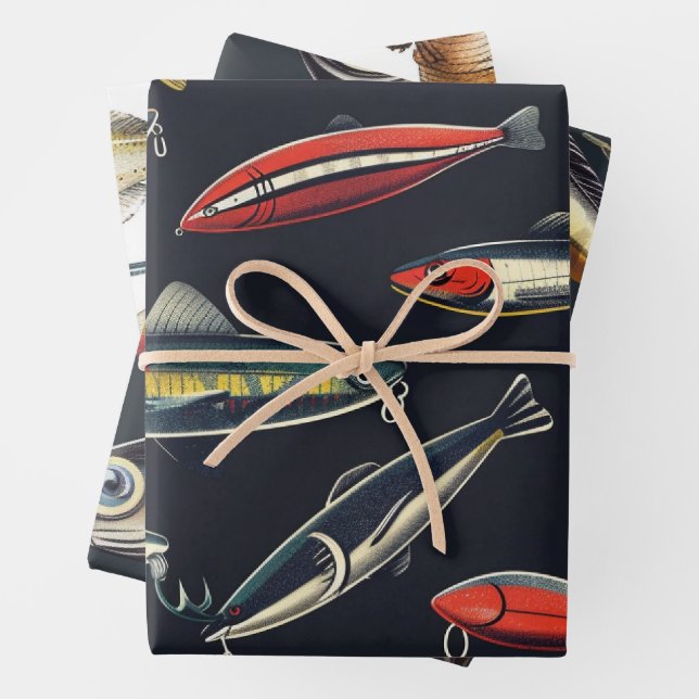 Fishing Lover  Wrapping Paper Sheets (In situ)