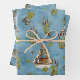 Fishing Lover Wrapping Paper Sheets