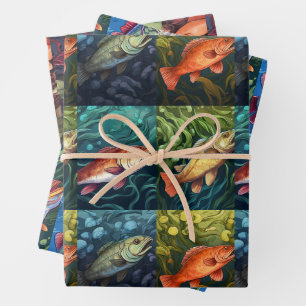 Fishing Lover Wrapping Paper Sheets