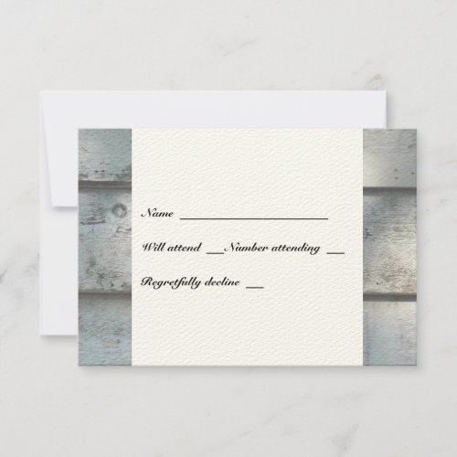 Fishing Lovers Boat Old Wood rsvp with envelopes