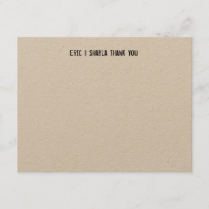 Fishing Lovers Great Catch Personalized Thank You Card