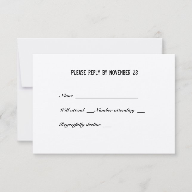 Fishing Lovers Great Catch rsvp with envelopes Card (Front)