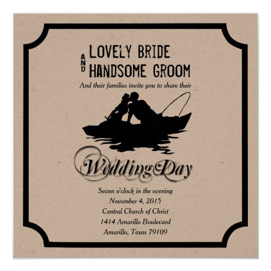 Fishing Themed Wedding Invitations 7