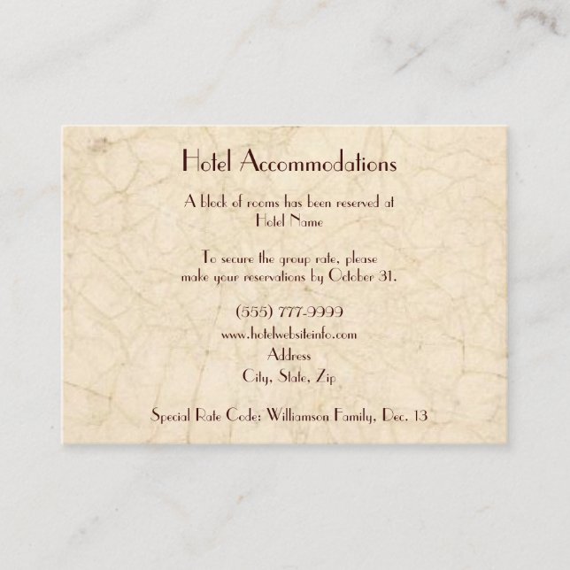 Fishing Lovers Hotel Accommodation Enclosure Cards (Front)