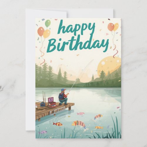 Fishing Lovers is fishing on his birthday 