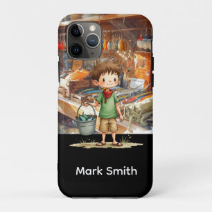 Fishing lovers luggage tag iPhone 11 pro case