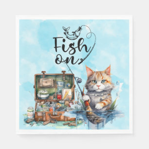 Fishing Lovers Reel in the Charm: Napkins
