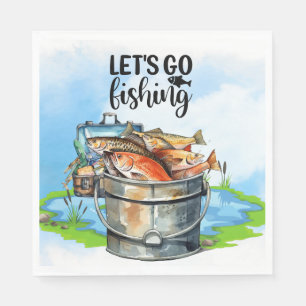 Fishing Lovers Reel in the Charm: Napkins