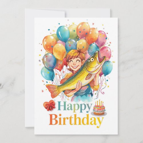 Fishing Lovers themed go fishing on his birthday 