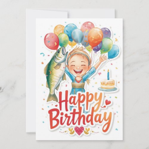 Fishing Lovers themed go fishing on his birthday 