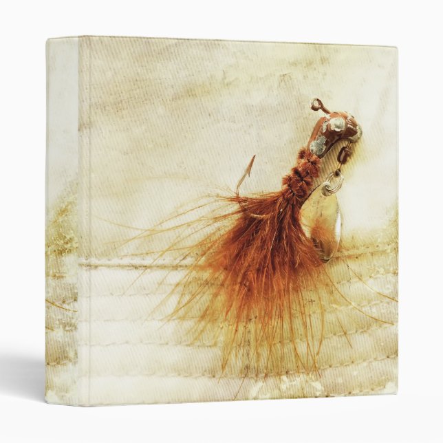 Fishing Lure 1" Photo Album Binder (Front/Spine)