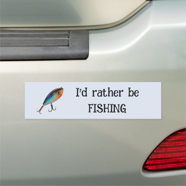 Fishing Lure Car Magnet (In Situ)