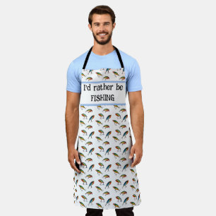 Fishing Lure Pattern Apron