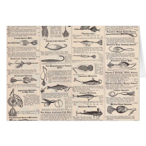 Fishing Lures Advertising Fisherman Art