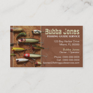 Fishing Lure Business Cards
