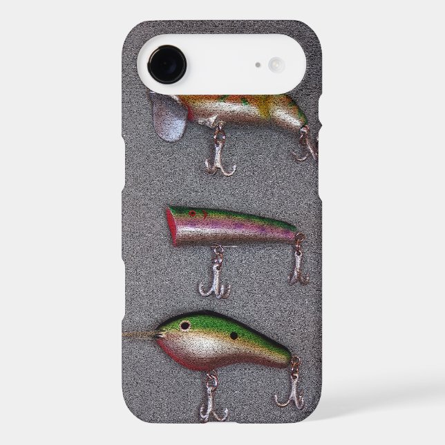Fishing Lures Case-Mate iPhone Case (Back)