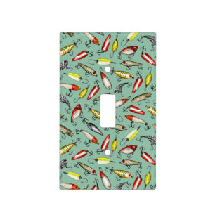 Fishing Lures Light Switch Cover