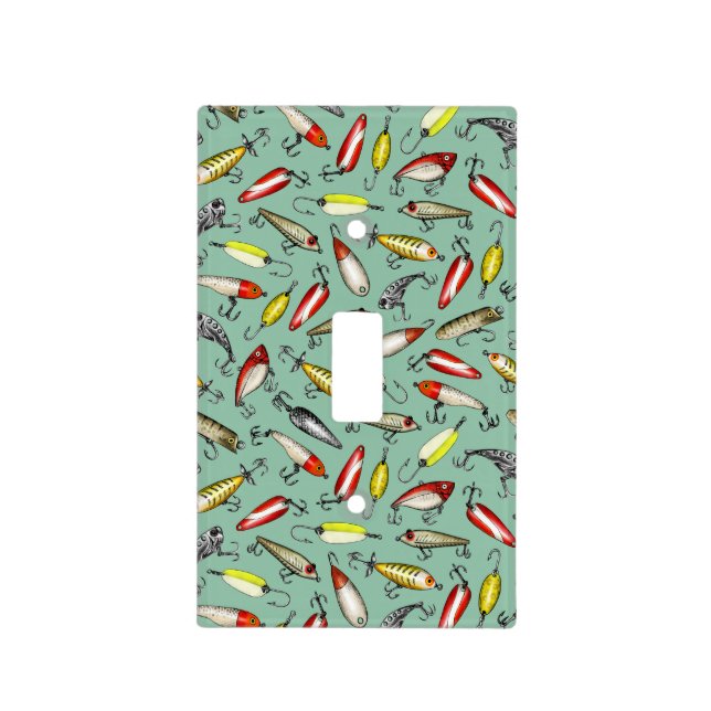 Fishing Lures Light Switch Cover (Front)