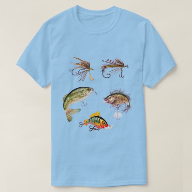 Fishing Lures T-Shirt (Design Front)