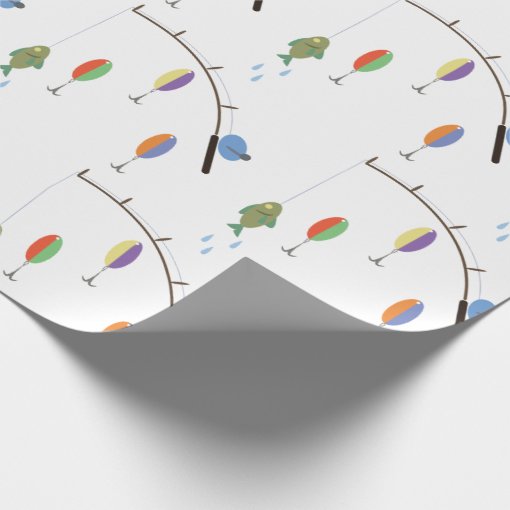 Fishing Lures Wrapping Paper Zazzle