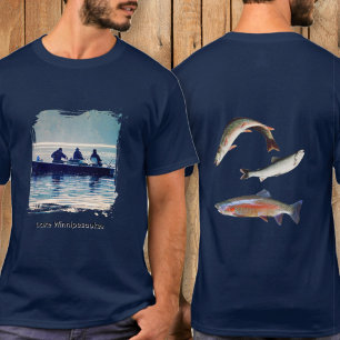 Fishing Memory Custom Location Photo T-Shirt