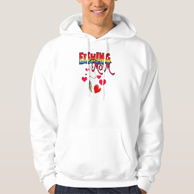 Fishing Mom Apparel Hoodie (Front)