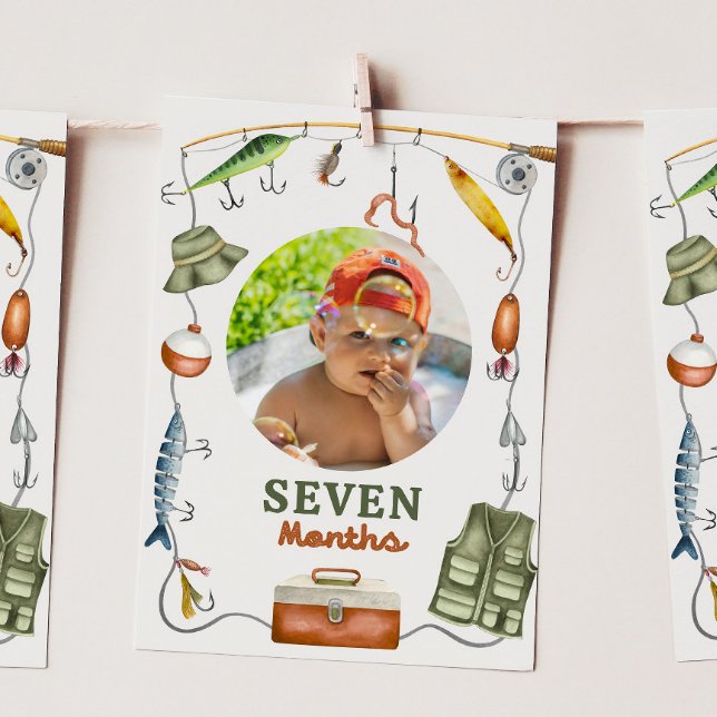 Fishing Monthly Photo Card (Creator Uploaded)