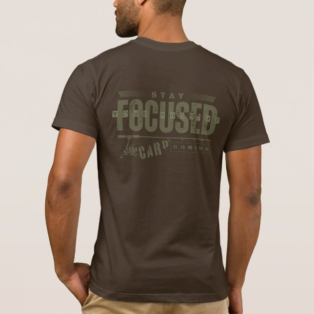 Fishing motivation | Carp fishing | Focus T-Shirt (Back)