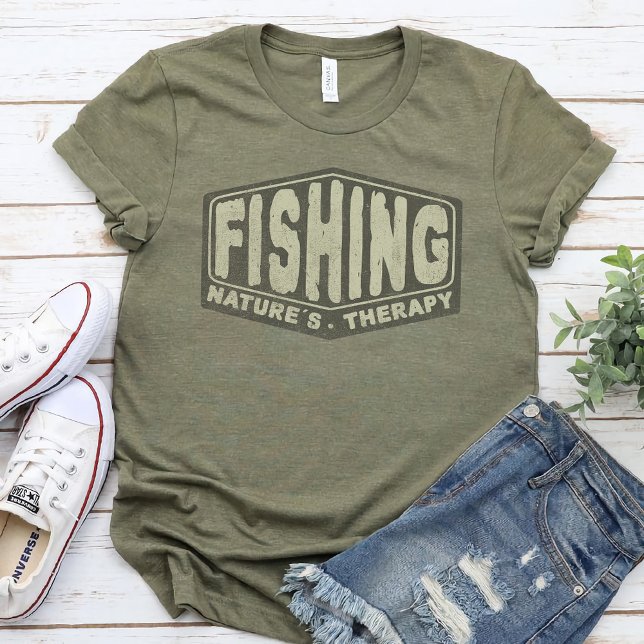 Fishing Nature's Therapy - fishing lovers  T-Shirt (Creator Uploaded)