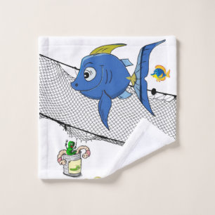 Fishing net Sand Worms Bathroom Towel Sets