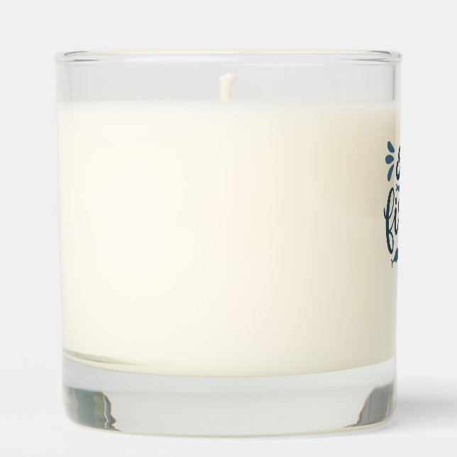 Fishing on fishing boat as fisherman scented candle (Front)