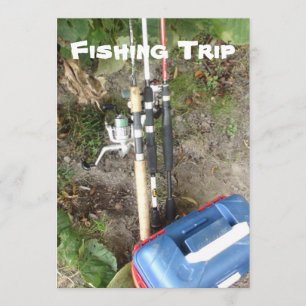 Fishing or Camping Trip Invitations