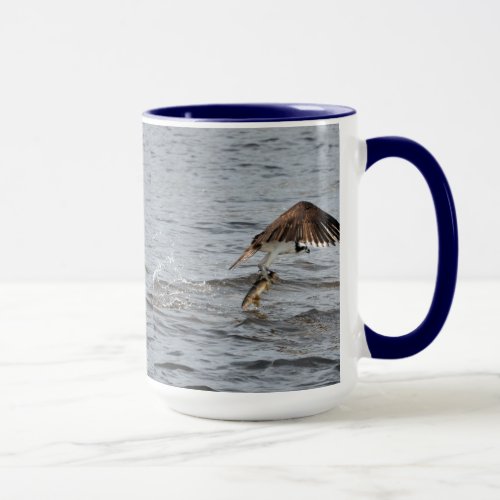 Fishing Osprey  Walleye Wildlife Photo Mug
