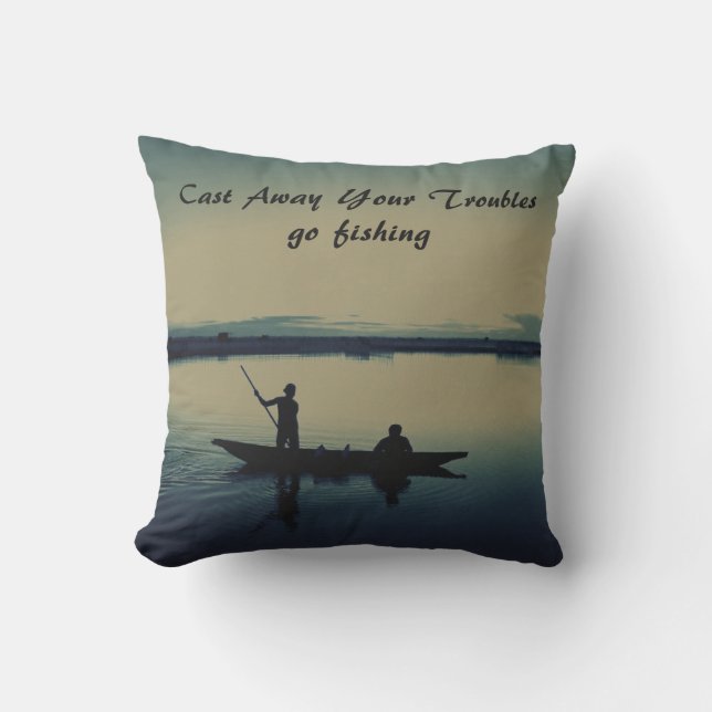 FISHING OUTDOOR PILLOW (Front)