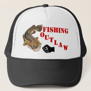 FISHING OUTLAW TRUCKER HAT