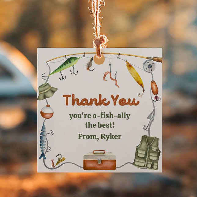 Fishing Party Favor Tags (Creator Uploaded)
