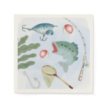 Fishing Party Napkins