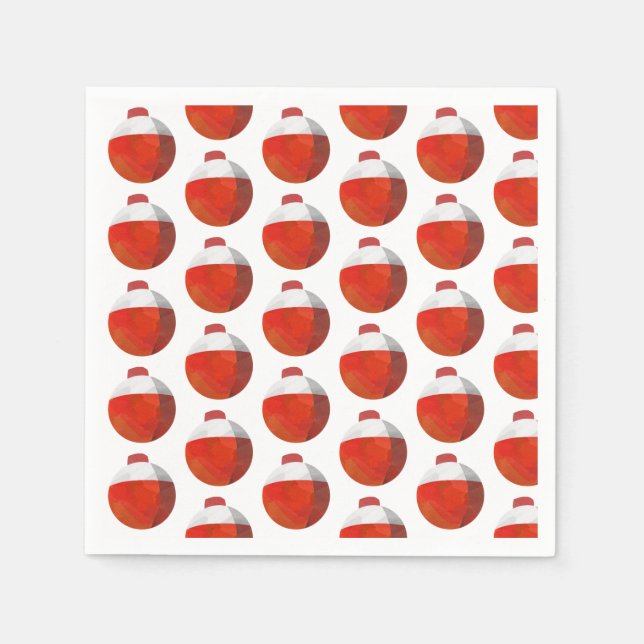 Fishing Party Paper Plates Napkins (Front)