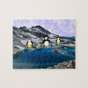 Fishing Penguins Jigsaw Puzzle