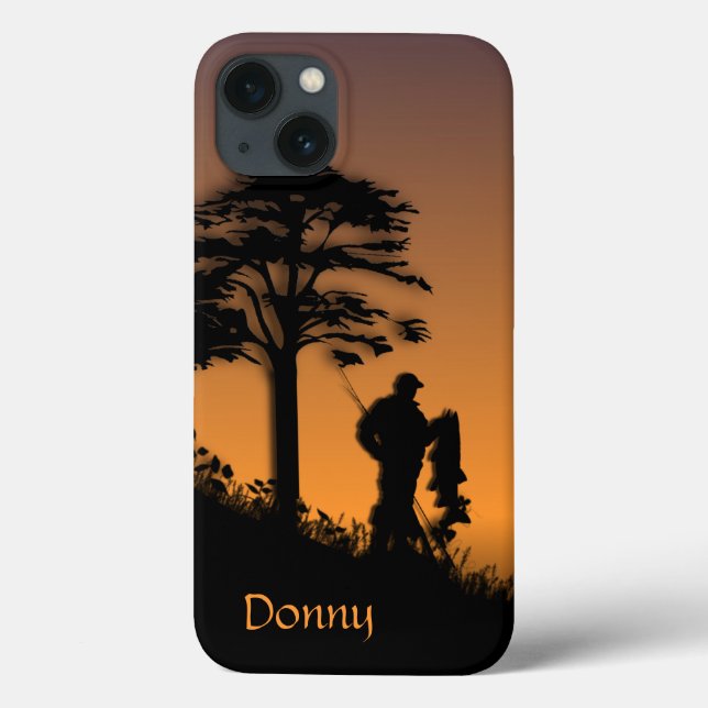 Fishing Personalized Case-Mate iPhone Case (Back)