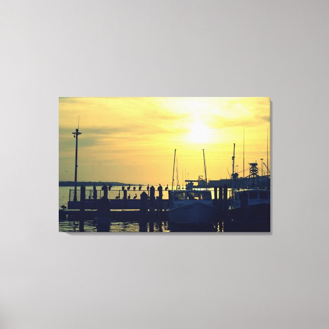 Fishing Pier Art Canvas (Front)